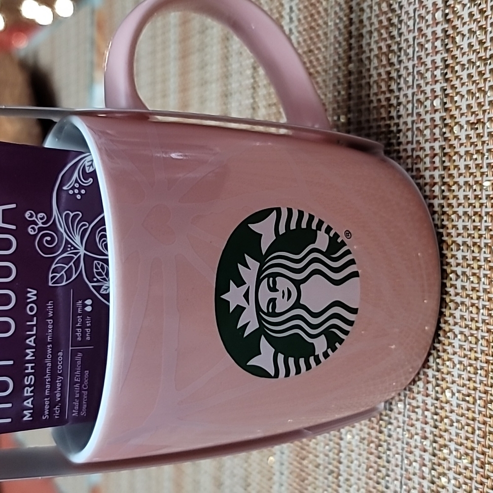Starbucks 12oz Valentine Gift Mug, Pink NWT - Picture 3 of 6